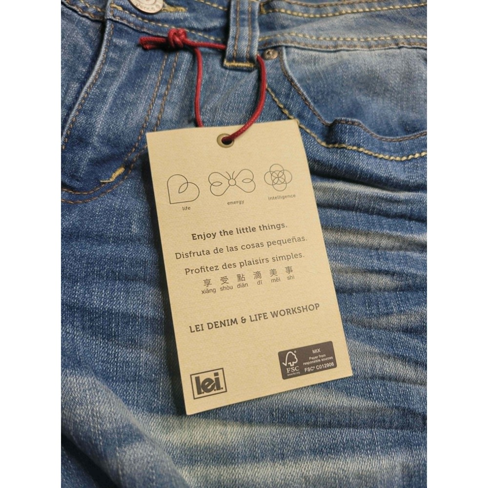 NEW LEI Sophia Hipster Flare Denim Jeans Juniors 11 Y2K NWT - Picture 7 of 11